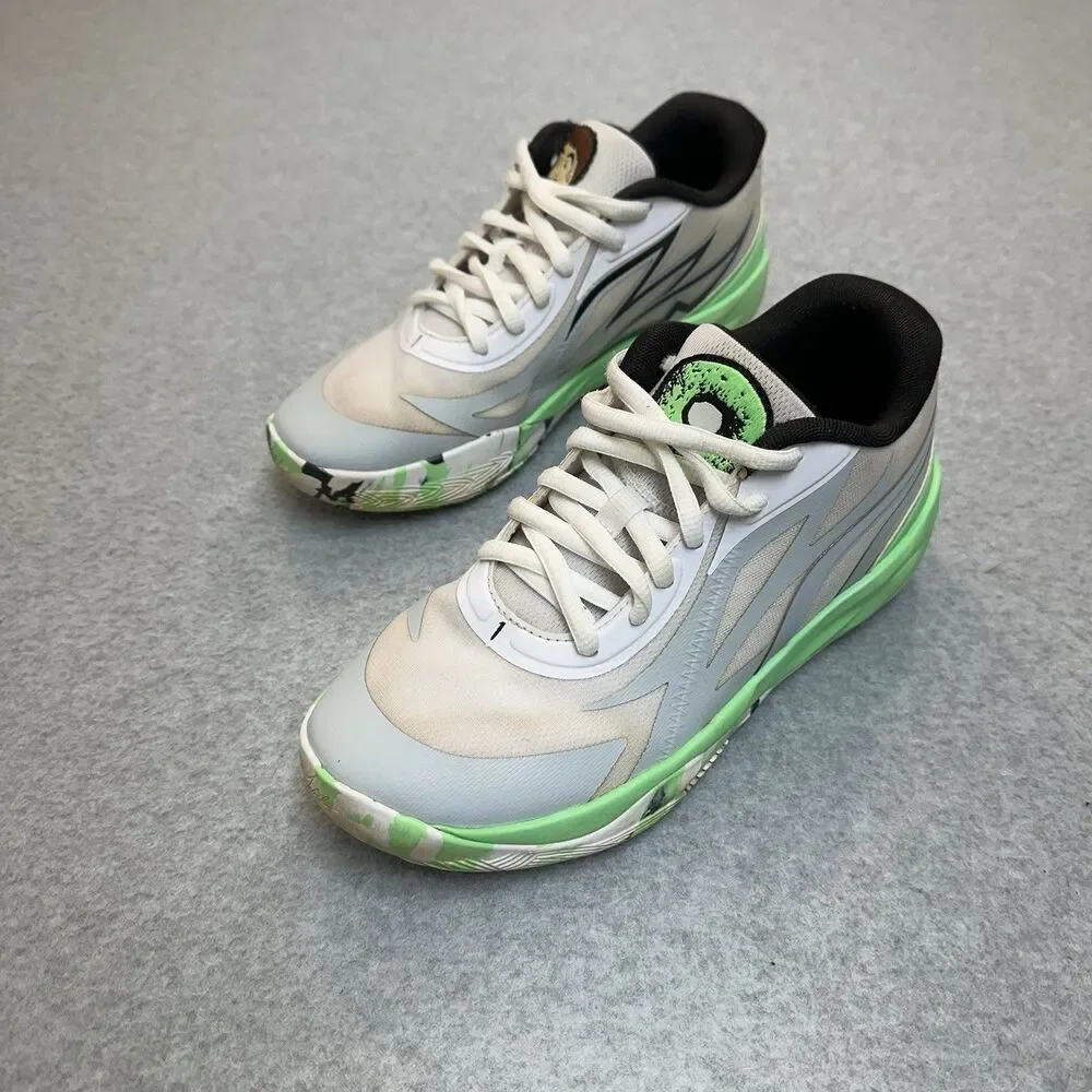 Puma Lamelo Ball MB.02 Lo Lamel-O Green White 379412-01  Basketball Men’s 6.5